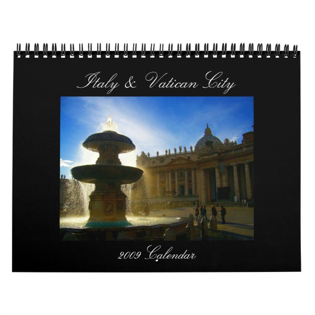 Calendrier de l'Italie et de Vatican 2009 (Protection)