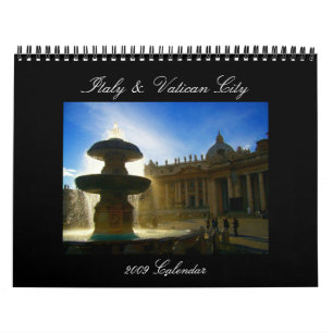 Calendrier de l'Italie et de Vatican 2009