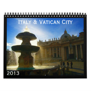 calendrier de l'Italie et de vatican 2013