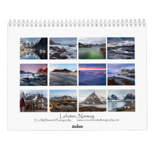 Calendrier de Lofoten Norvège