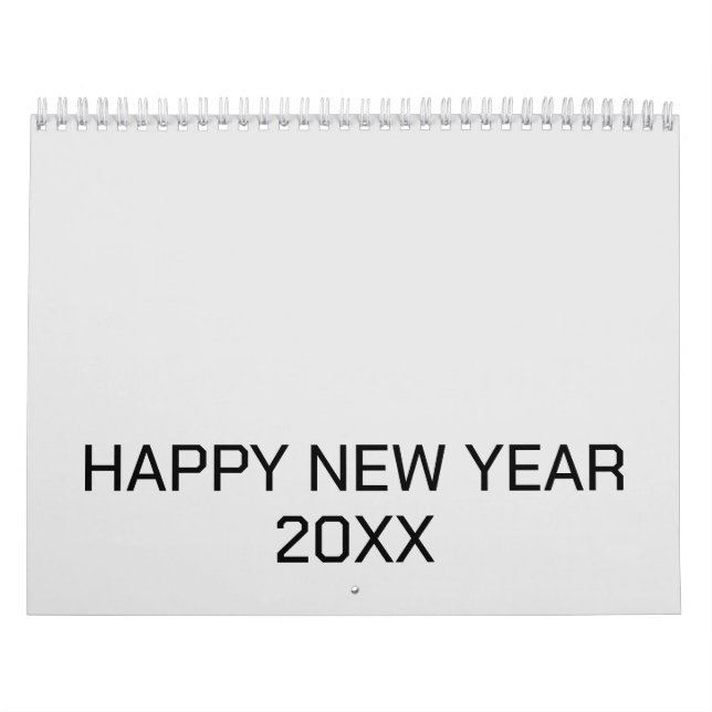 Calendrier de logo de texte personnalisé nouvelle  (Protection)
