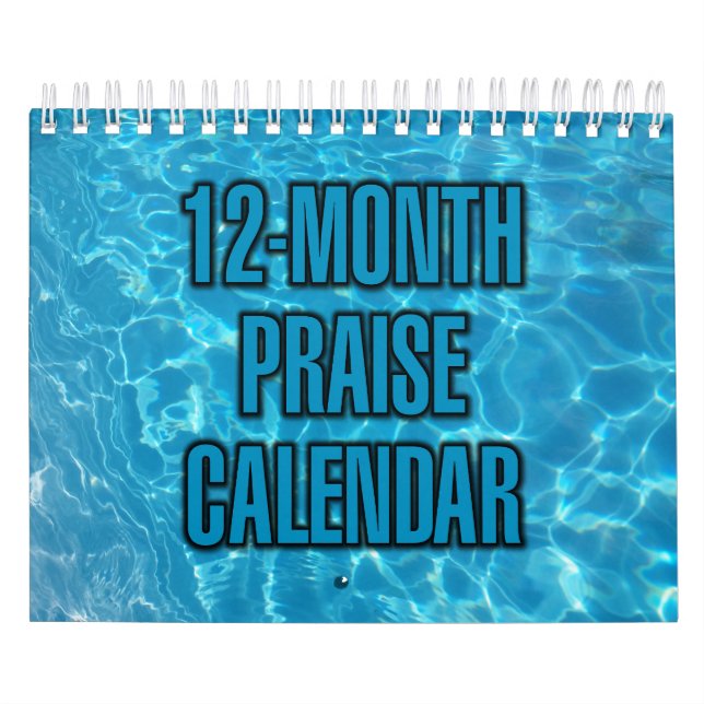 Calendrier de louange sur 12 mois (Protection)