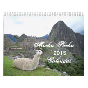Calendrier de Machu Picchu Pérou 2015