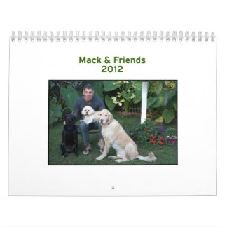 Calendrier de Mack et d'amis 2012