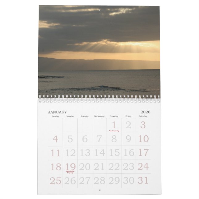 Calendrier de Maui ! ! (Jan 2026)