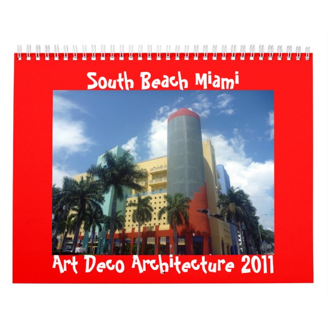 calendrier de Miami 2011 d'art déco (Protection)