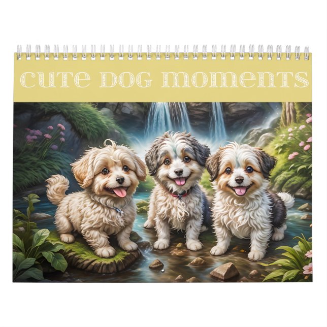 Calendrier De mignons moments pour chien (Protection)