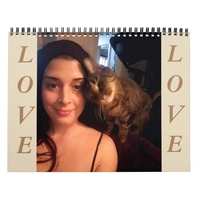 Calendrier de minimalisme TOUTE ANNÉE/TAILLE/COULE (Protection)