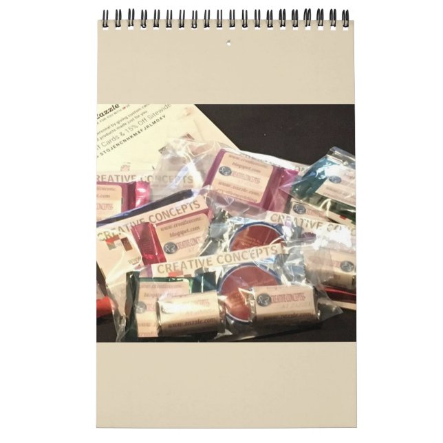 Calendrier de minimalisme TOUTE ANNÉE/TAILLE/COULE (Protection)