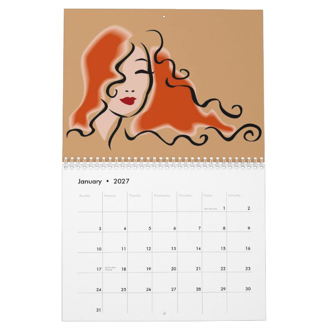 Calendrier de mode (Jan 2027)