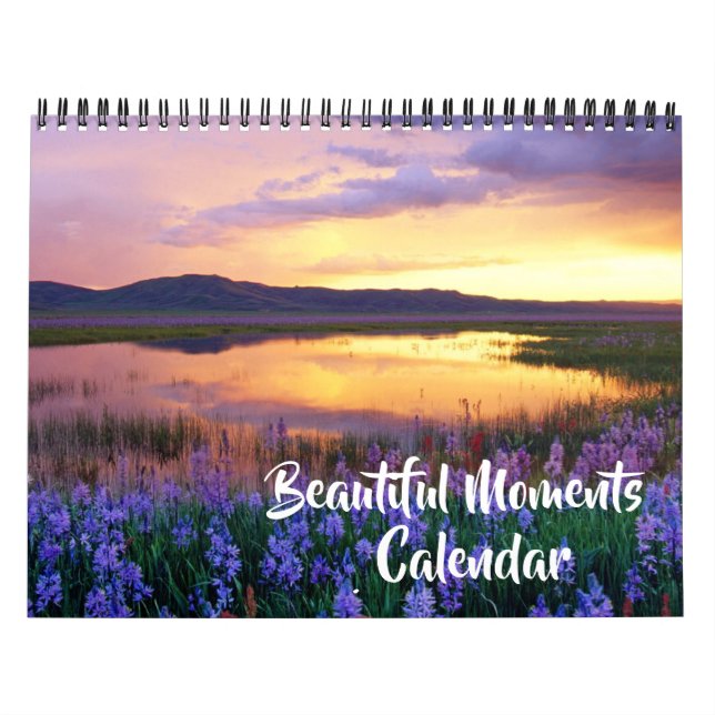 Calendrier de Moments de Taille Moyenne Beaux (Protection)