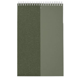 Calendrier de mur personnalisé Moss Green