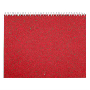 Calendrier de mur rouge de tomates tachetées - per