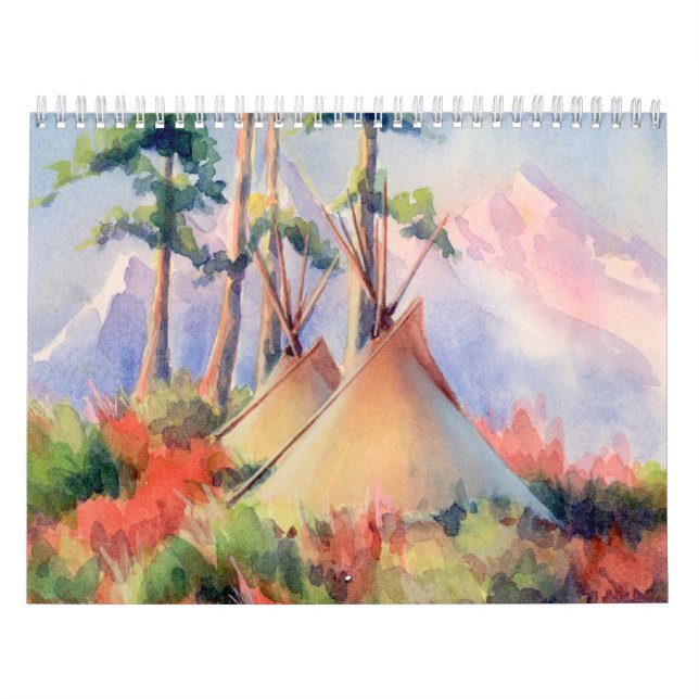 CALENDRIER de NATIF AMÉRICAIN par SHARON SHARPE (Protection)