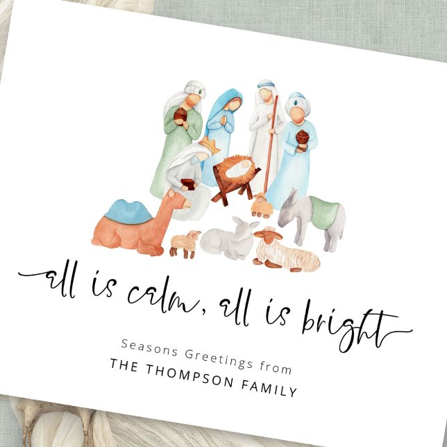 Calendrier de Nativité Tout est Calme Budget 2026  (Closer view)