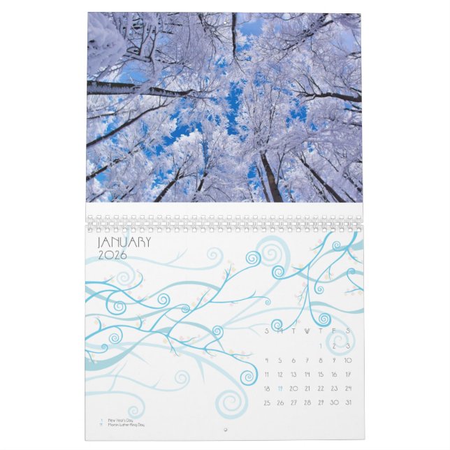 Calendrier de nature (Jan 2026)