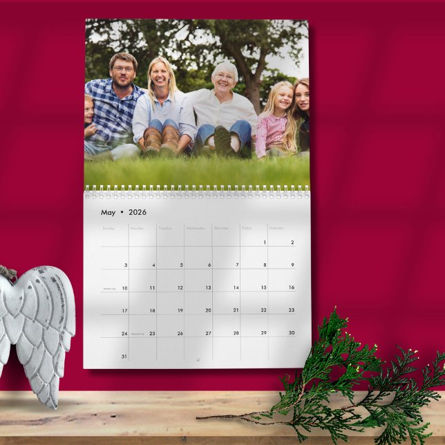 Calendrier de Noël aux baies de houx (Créateur téléchargé)