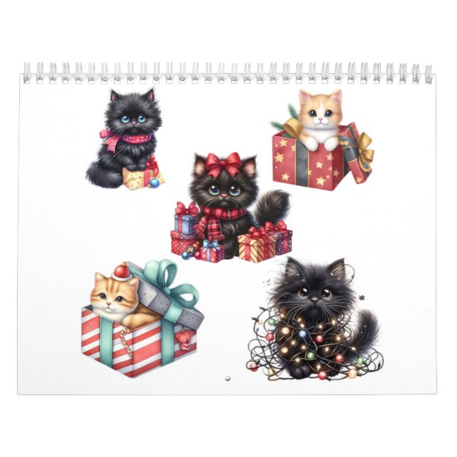 Calendrier de Noël pour chats 2026 : Joie des Fête (Protection)