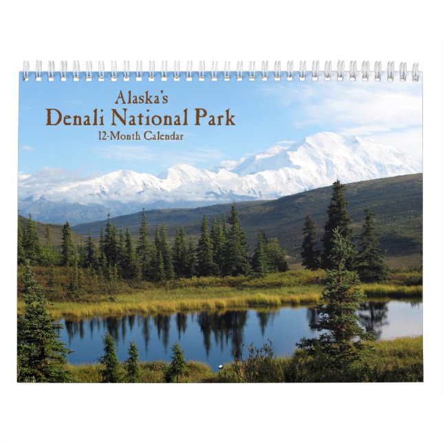 Calendrier de parc national de Denali de l'Alaska (Protection)