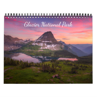 Calendrier de parc national de glacier