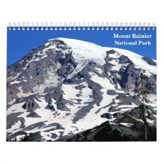 Calendrier de parc national de mont Rainier