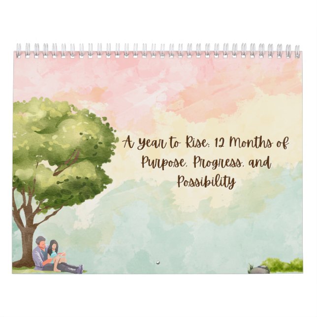 Calendrier de paysages à l'aquarelle – Une année d (Protection)