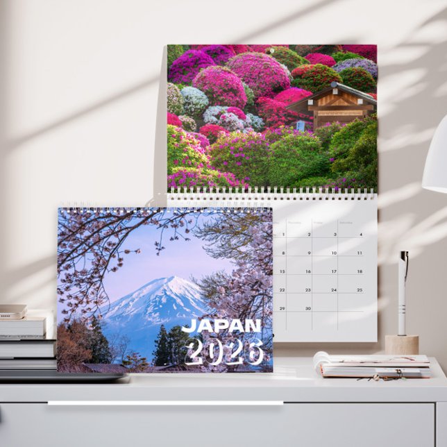Calendrier de paysages botaniques du Japon 2026 (Créateur téléchargé)