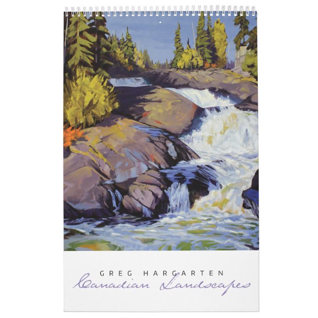 Calendrier de paysages canadiens de Greg Hargarten (Protection)