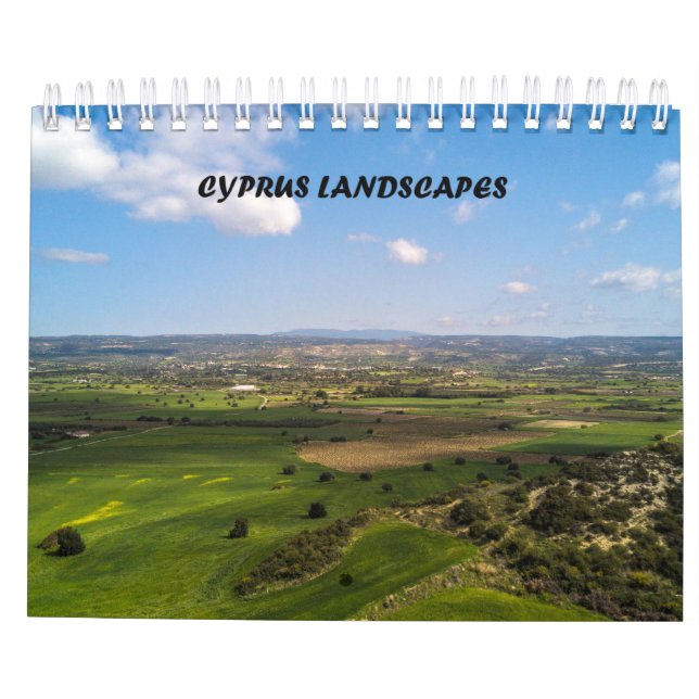 calendrier de paysages de Chypre (Dos)