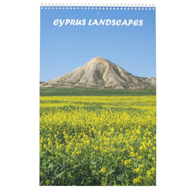 calendrier de paysages de Chypre (Dos)