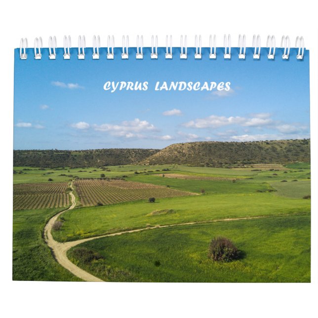 calendrier de paysages de Chypre (Dos)