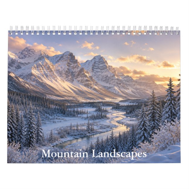 Calendrier de paysages de montagne  (Protection)