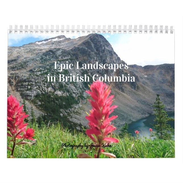 Calendrier de paysages épiques en Colombie-Britann (Protection)