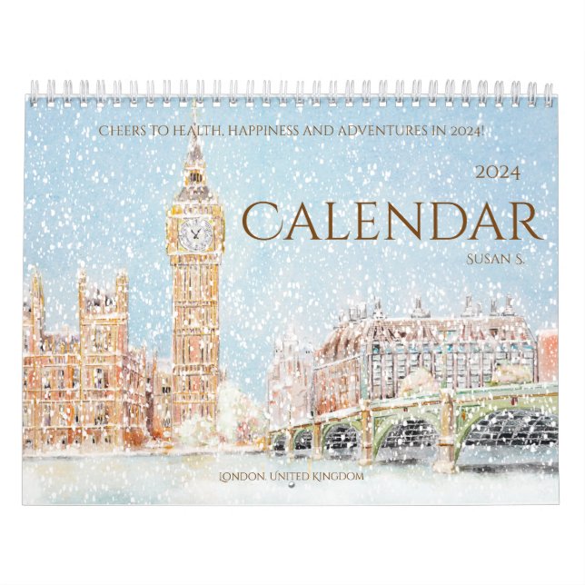 Calendrier de peinture Paysage 2024 (Protection)
