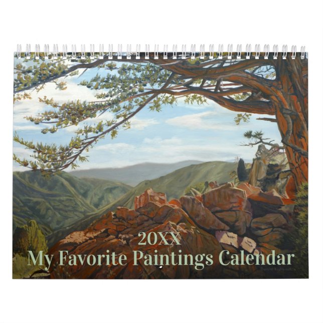 Calendrier de peintures à l'huile préférées pour n (Protection)
