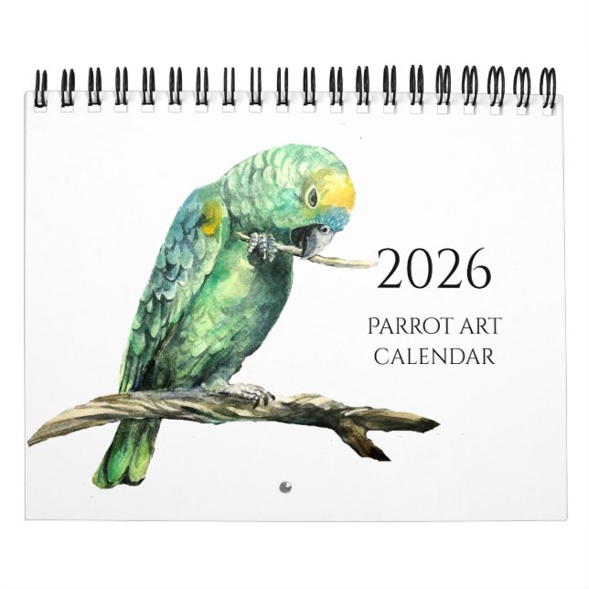 Calendrier de peintures de perroquets (Protection)