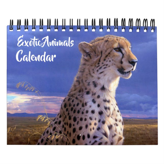 Calendrier de petits animaux exotiques (Protection)