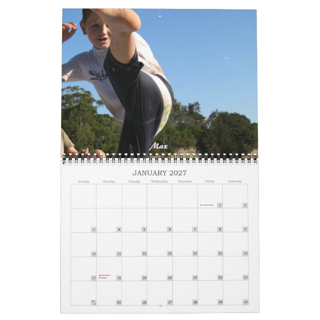 Calendrier de photo de famille (Jan 2027)