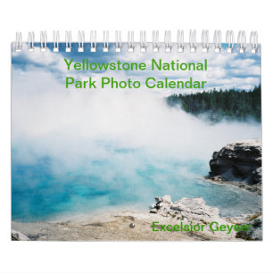 Calendrier de photo de parc national de