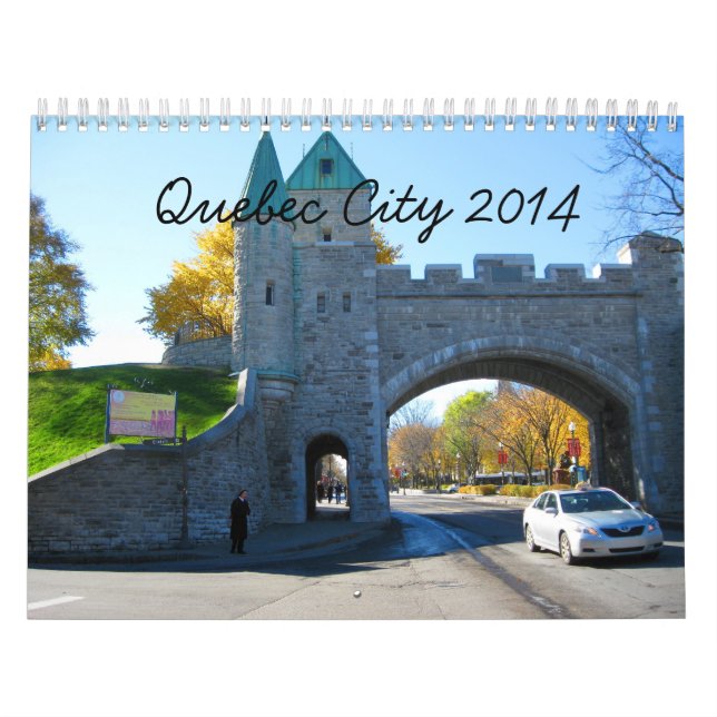 Calendrier de photo de voyage de Québec Canada (Protection)