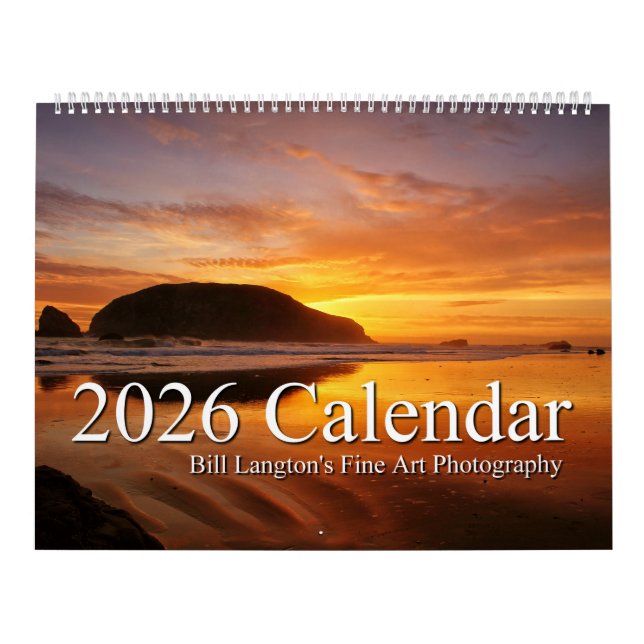 Calendrier de photographie annuel 2026 (Protection)