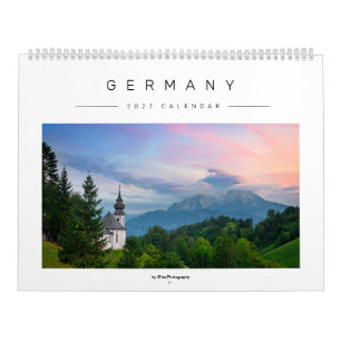 Calendrier de photographie d'art pour 2027 avec de