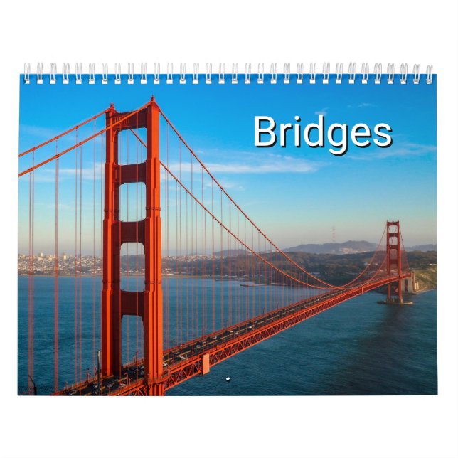 Calendrier de photographie de ponts à travers le m (Protection)