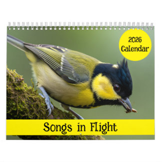 Calendrier de photographie d'oiseaux en vol : 2026