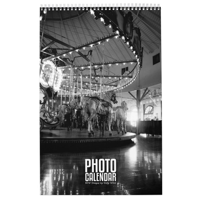 Calendrier de photographie noir et blanc éblouissa (Protection)