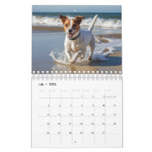 Calendrier de photos de chien personnalisé pour an