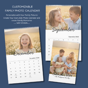 Calendrier de photos de famille 2026 – Une année p