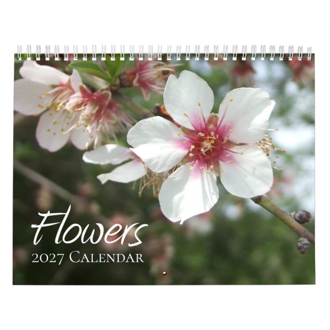 Calendrier de photos de fleurs 2026 (Protection)