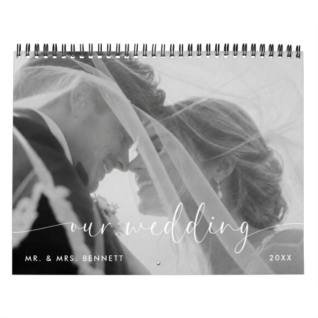 Calendrier de photos de mariage (Protection)