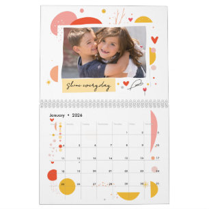 Calendrier de photos motivants 2026 Brillez chaque